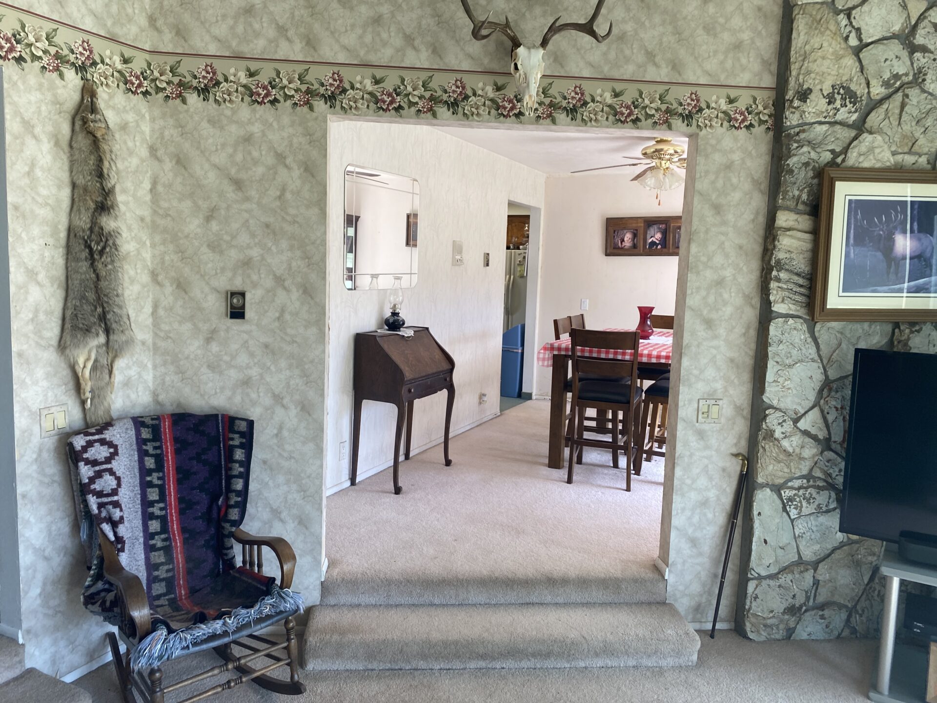 0’s Wallpaper converted to a Modern Country Oasis